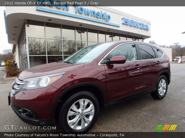 2012 Honda CR-V EX 4WD in Basque Red Pearl II