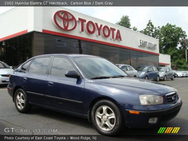 2002 Hyundai Elantra GT Hatchback in Carbon Blue
