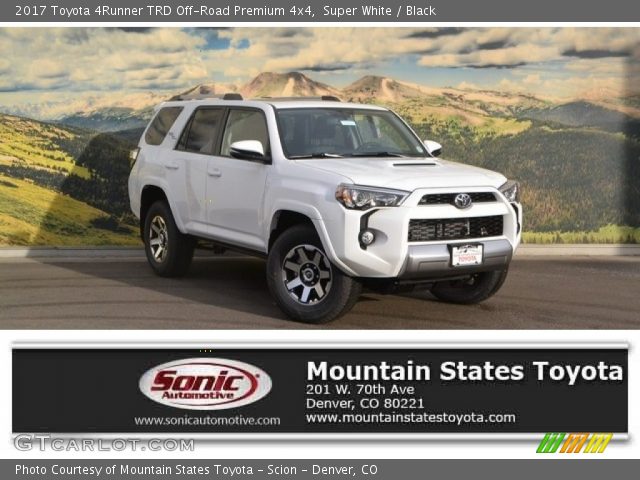 2017 Toyota 4Runner TRD Off-Road Premium 4x4 in Super White