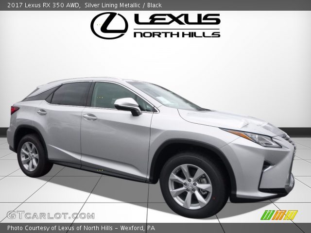 2017 Lexus RX 350 AWD in Silver Lining Metallic