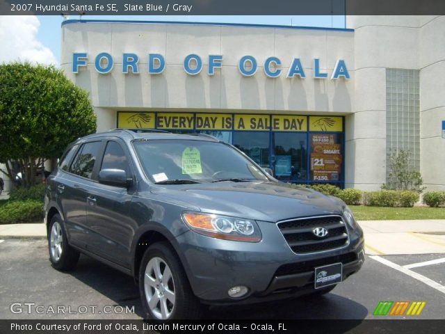 2007 Hyundai Santa Fe SE in Slate Blue