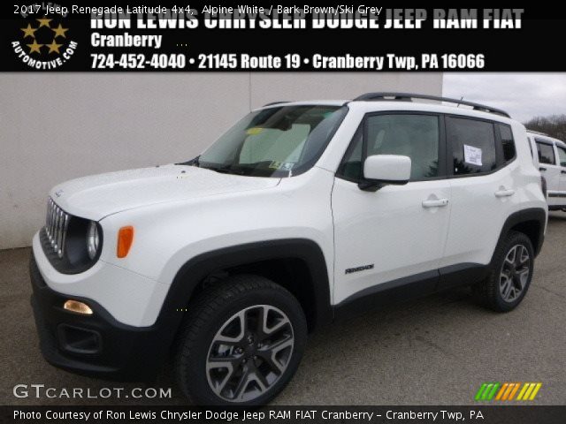 2017 Jeep Renegade Latitude 4x4 in Alpine White