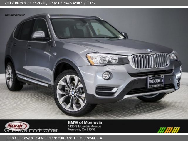 2017 BMW X3 sDrive28i in Space Gray Metallic