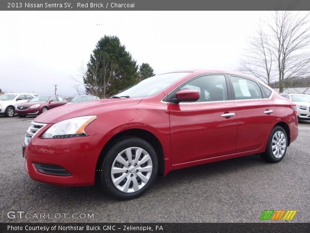 2013 Nissan Sentra SV in Red Brick