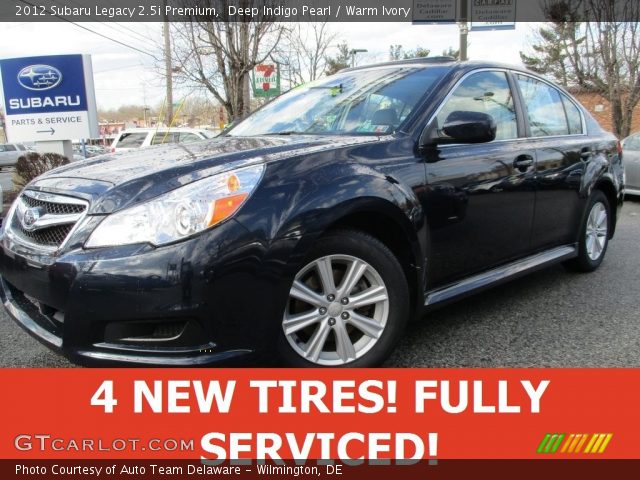 2012 Subaru Legacy 2.5i Premium in Deep Indigo Pearl