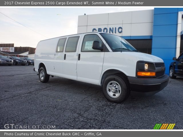 2017 Chevrolet Express 2500 Cargo Extended WT in Summit White