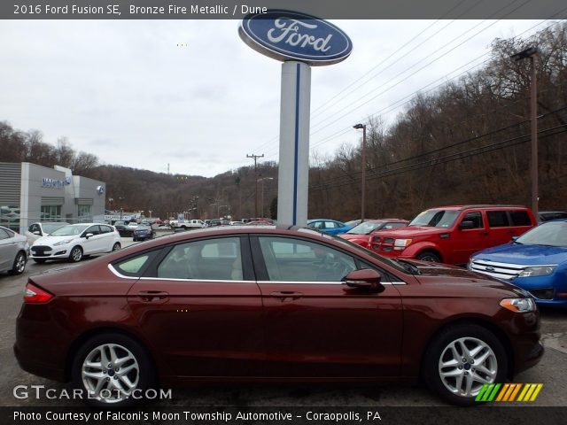 2016 Ford Fusion SE in Bronze Fire Metallic