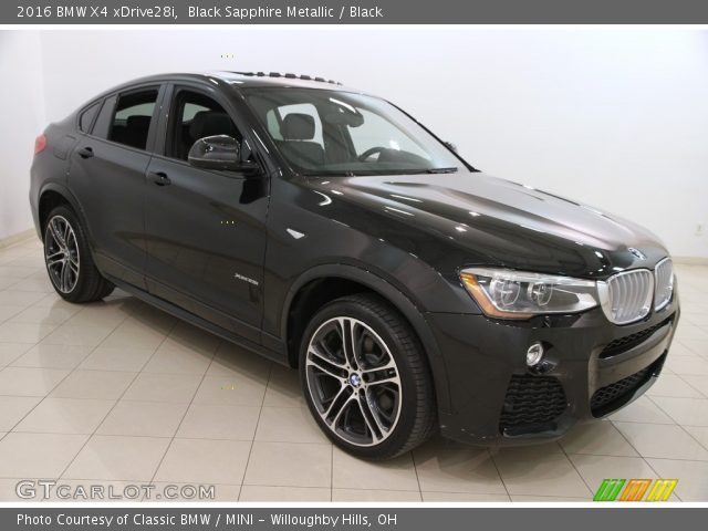 2016 BMW X4 xDrive28i in Black Sapphire Metallic