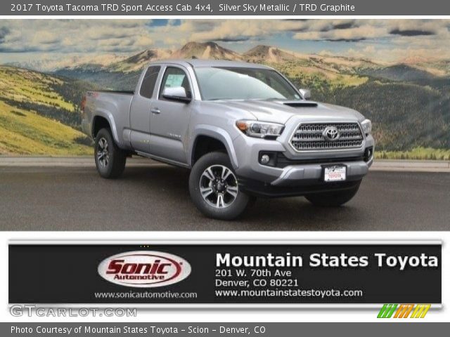 2017 Toyota Tacoma TRD Sport Access Cab 4x4 in Silver Sky Metallic