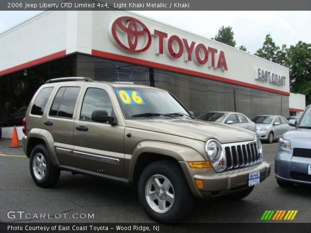 2006 Jeep Liberty CRD Limited 4x4 in Light Khaki Metallic