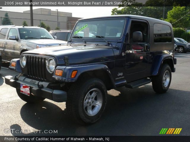 2006 Jeep Wrangler Unlimited 4x4 in Midnight Blue Pearl