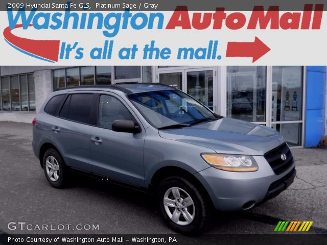 2009 Hyundai Santa Fe GLS in Platinum Sage