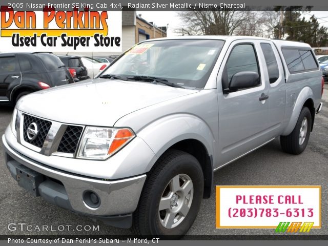 2005 Nissan Frontier SE King Cab 4x4 in Radiant Silver Metallic