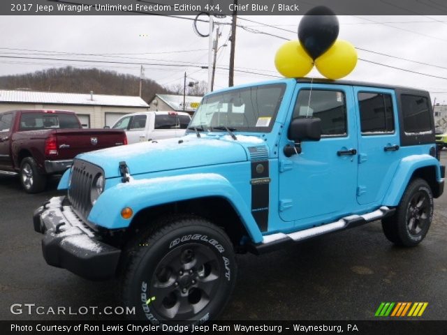 2017 Jeep Wrangler Unlimited Freedom Edition 4x4 in Chief Blue