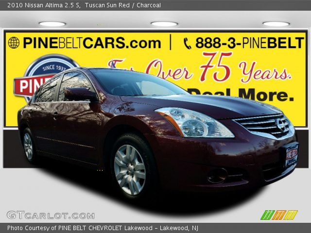 2010 Nissan Altima 2.5 S in Tuscan Sun Red