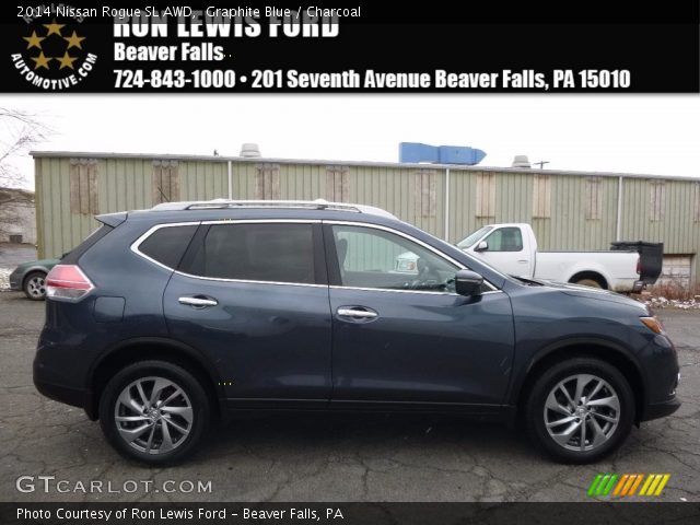 2014 Nissan Rogue SL AWD in Graphite Blue