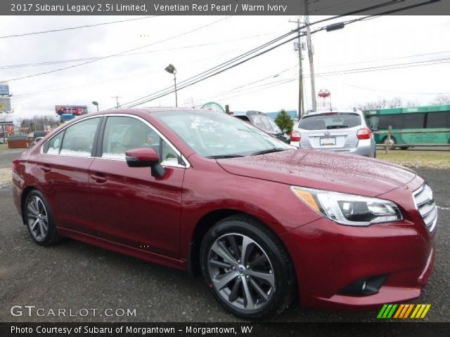 2017 Subaru Legacy 2.5i Limited in Venetian Red Pearl