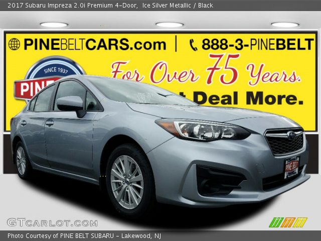 2017 Subaru Impreza 2.0i Premium 4-Door in Ice Silver Metallic