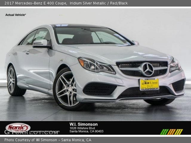 2017 Mercedes-Benz E 400 Coupe in Iridium Silver Metallic