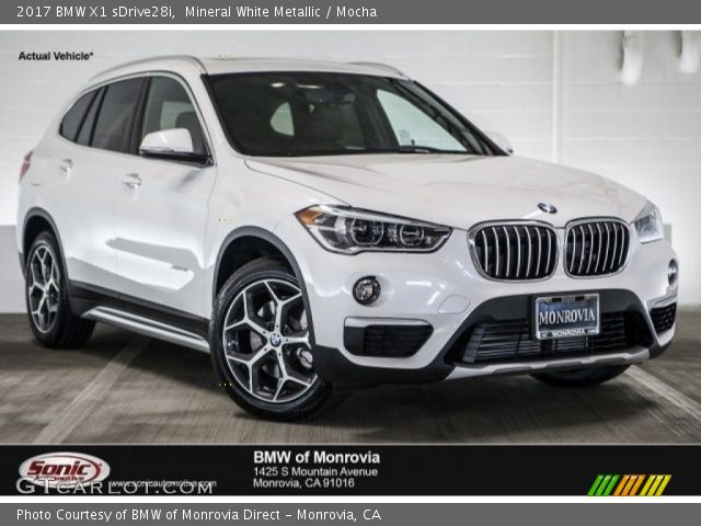 2017 BMW X1 sDrive28i in Mineral White Metallic