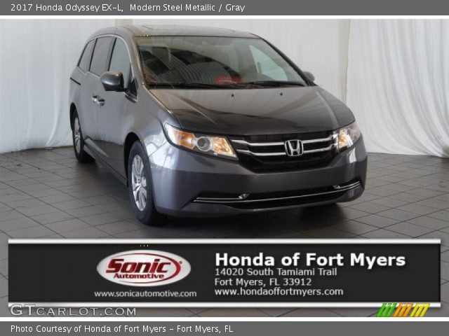 2017 Honda Odyssey EX-L in Modern Steel Metallic
