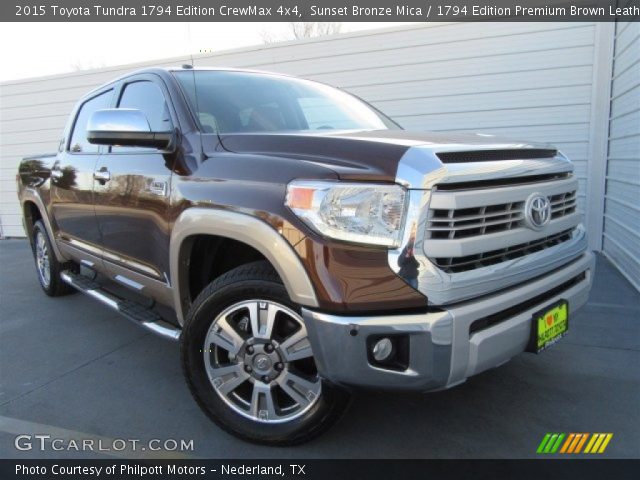 2015 Toyota Tundra 1794 Edition CrewMax 4x4 in Sunset Bronze Mica