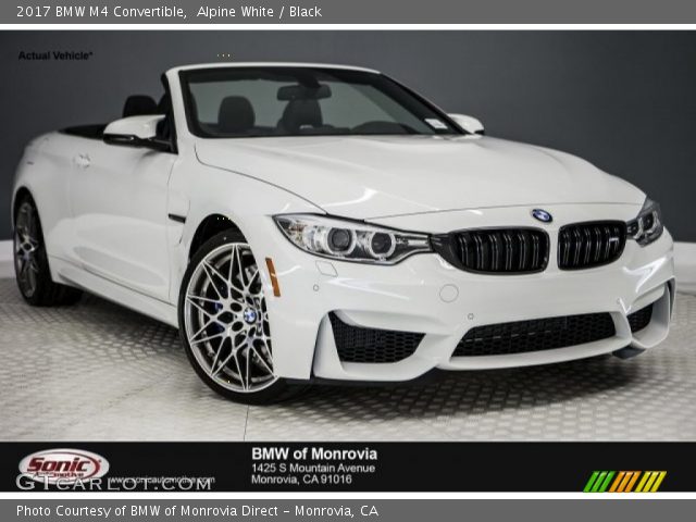 2017 BMW M4 Convertible in Alpine White
