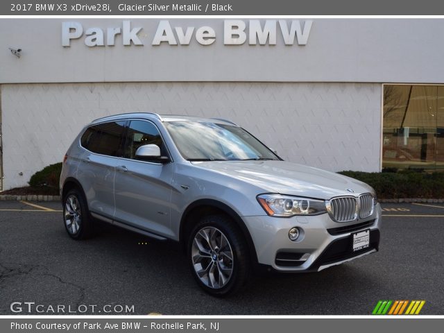 2017 BMW X3 xDrive28i in Glacier Silver Metallic