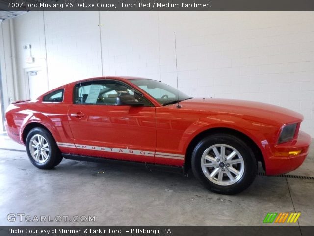 2007 Ford Mustang V6 Deluxe Coupe in Torch Red