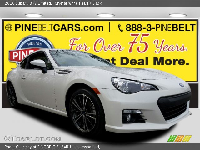 2016 Subaru BRZ Limited in Crystal White Pearl