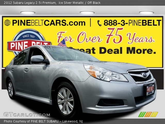 2012 Subaru Legacy 2.5i Premium in Ice Silver Metallic
