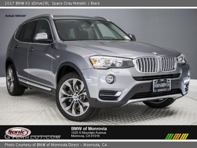 2017 BMW X3 sDrive28i in Space Gray Metallic