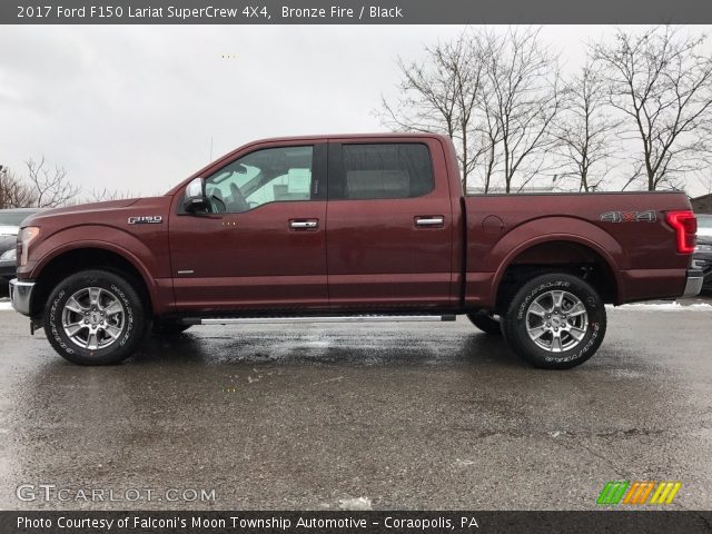 2017 Ford F150 Lariat SuperCrew 4X4 in Bronze Fire