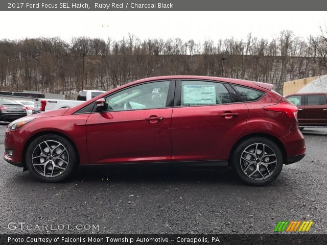 2017 Ford Focus SEL Hatch in Ruby Red