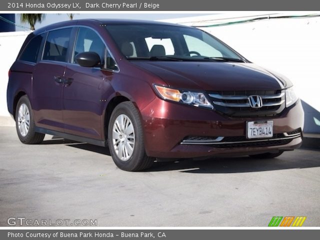 2014 Honda Odyssey LX in Dark Cherry Pearl