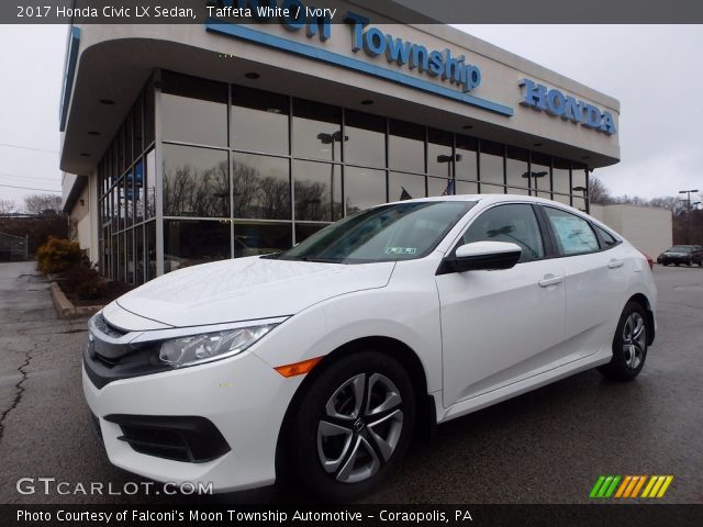 2017 Honda Civic LX Sedan in Taffeta White