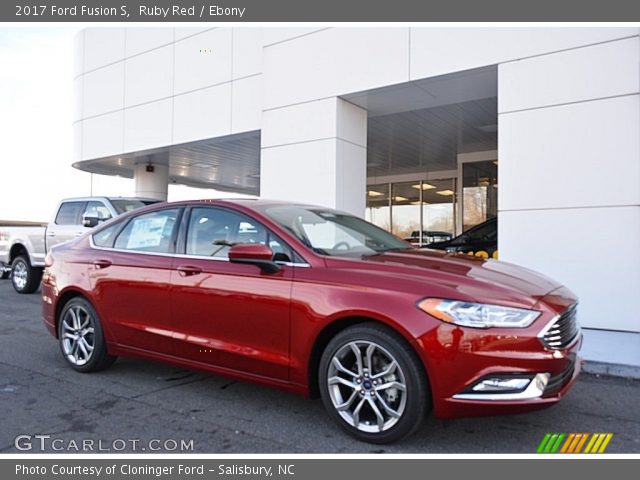 2017 Ford Fusion S in Ruby Red