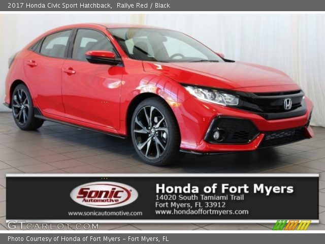 2017 Honda Civic Sport Hatchback in Rallye Red