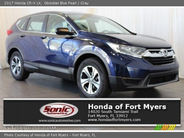 2017 Honda CR-V LX in Obsidian Blue Pearl