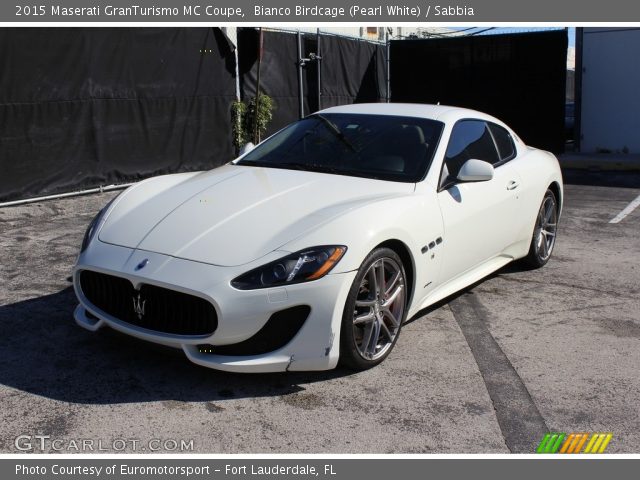 2015 Maserati GranTurismo MC Coupe in Bianco Birdcage (Pearl White)