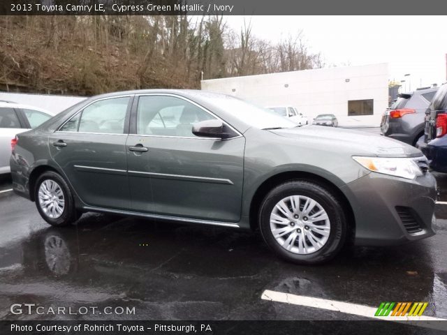 2013 Toyota Camry LE in Cypress Green Metallic