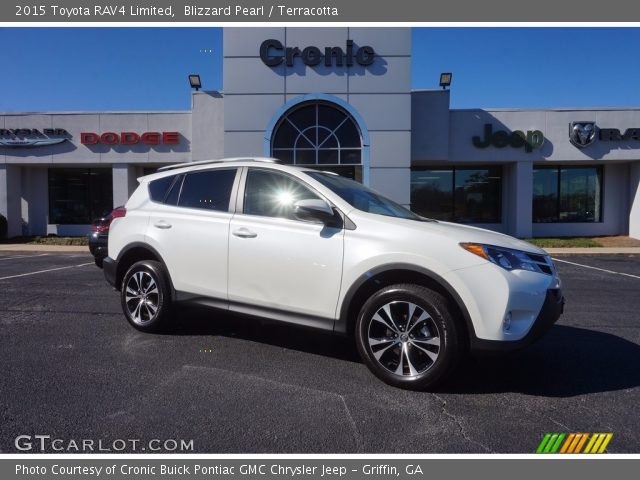2015 Toyota RAV4 Limited in Blizzard Pearl