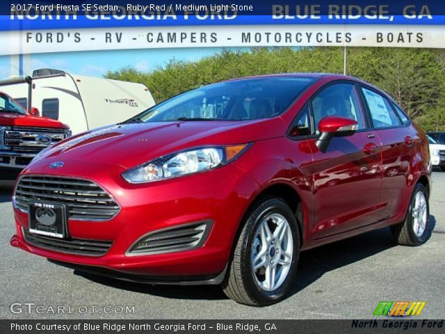 2017 Ford Fiesta SE Sedan in Ruby Red