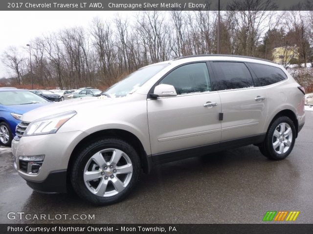 2017 Chevrolet Traverse LT AWD in Champagne Silver Metallic