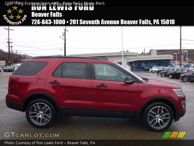 2017 Ford Explorer Sport 4WD in Ruby Red