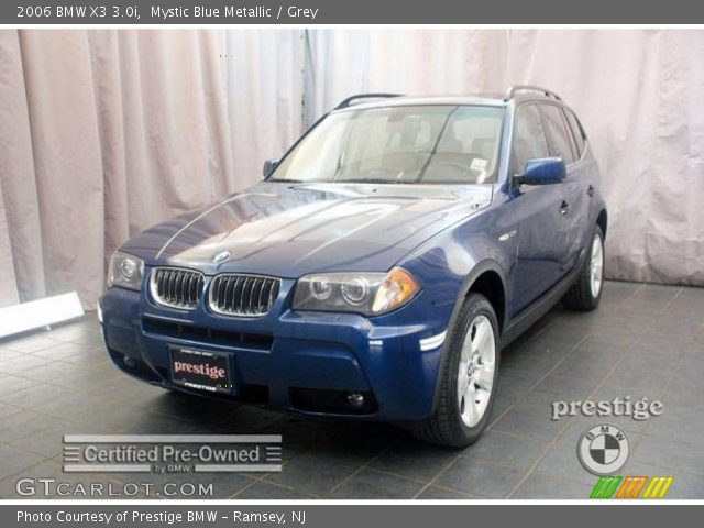 2006 BMW X3 3.0i in Mystic Blue Metallic