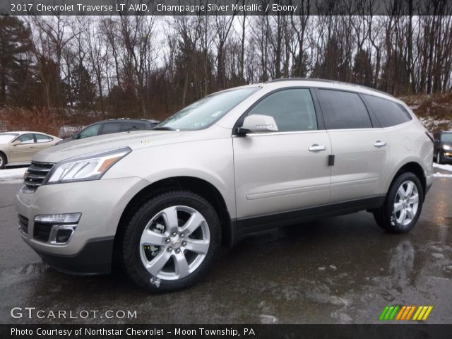 2017 Chevrolet Traverse LT AWD in Champagne Silver Metallic