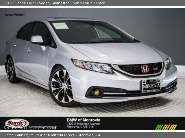 2013 Honda Civic Si Sedan in Alabaster Silver Metallic