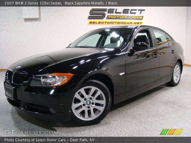 2007 BMW 3 Series 328xi Sedan in Black Sapphire Metallic