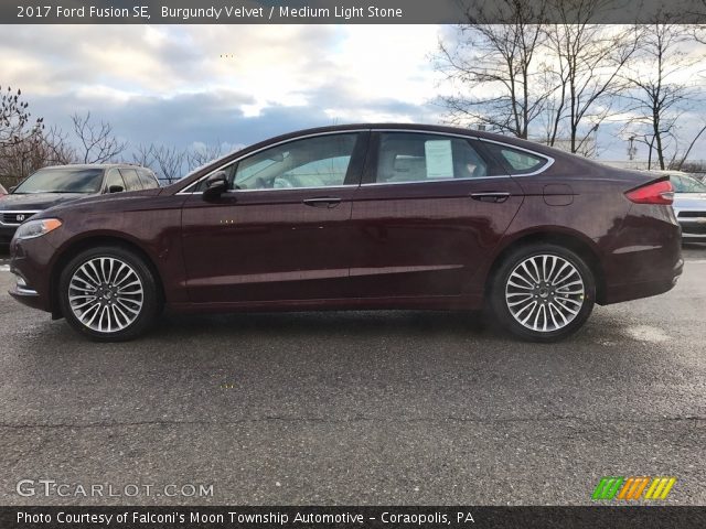 2017 Ford Fusion SE in Burgundy Velvet